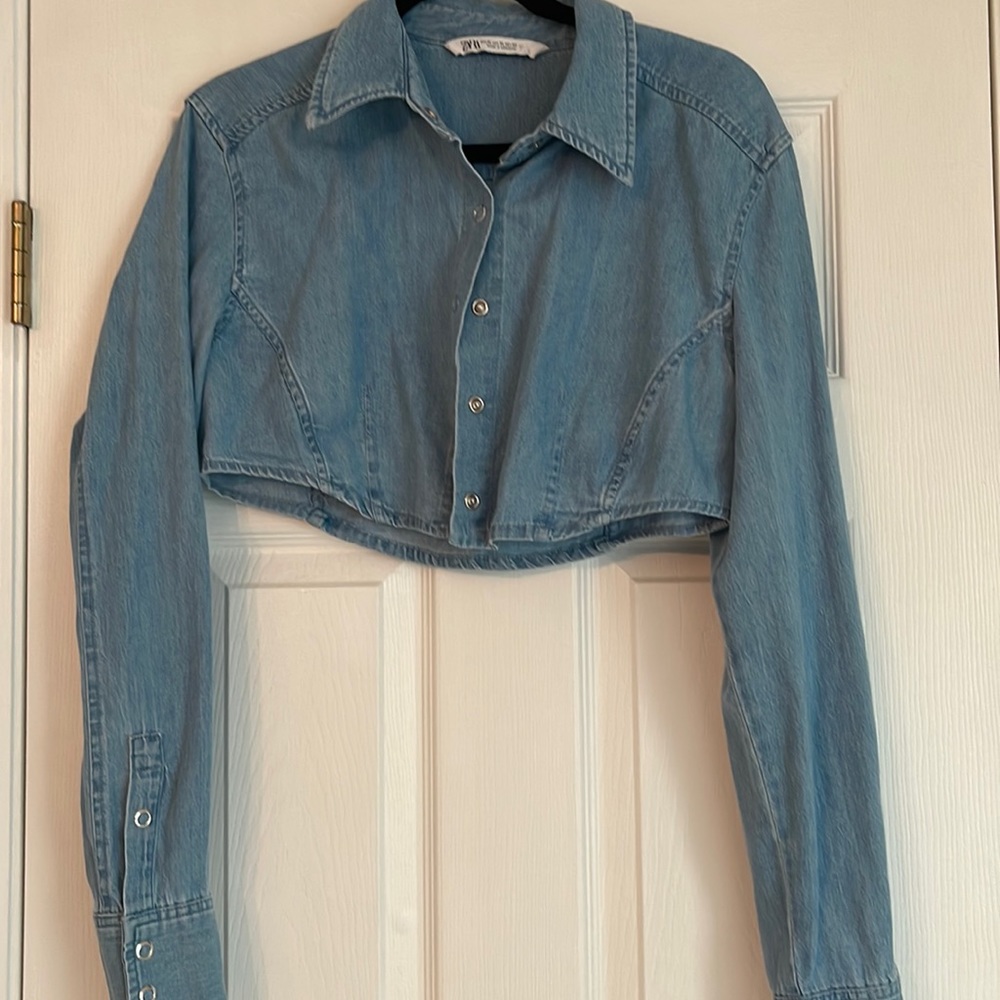 Zara Cropped Denim
